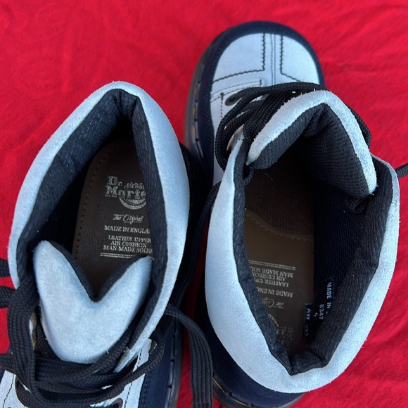 🏴󠁧󠁢󠁥󠁮󠁧󠁿 New Dr. Martens MIE 8347 Chunky Suede Platform Ankle Boots UK 5 - Picture 14 of 17